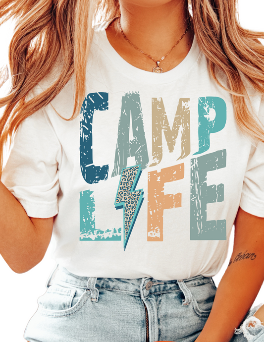Camp Life DTF TRANSFER or UV DTF STICKER