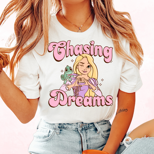 Rapunzel Chasing Dreams Disney Princess DTF TRANSFER