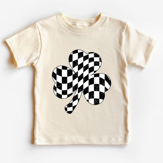 Checkered Clover St. Patrick's Day DTF TRANSFER or UV DTF STICKER