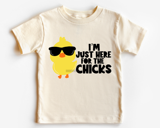 I'm Just Here For The Chicks Easter DTF TRANSFER or UV DTF STICKER