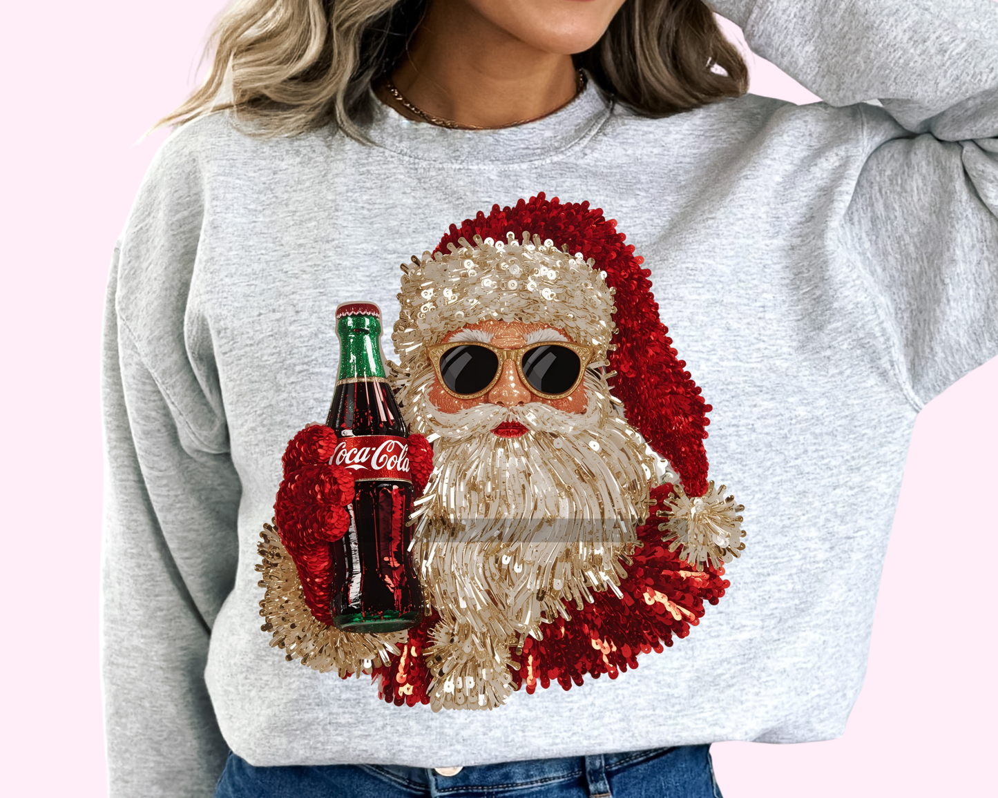 Cola Santa Christmas DTF TRANSFER