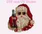 Cola Santa Christmas DTF TRANSFER