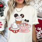 Peppermint Coffee Cup Trio Disney Christmas DTF TRANSFER or Uv Dtf Sticker