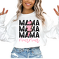 Crayon Mama (Distressed) Mom School DTF TRANSFER