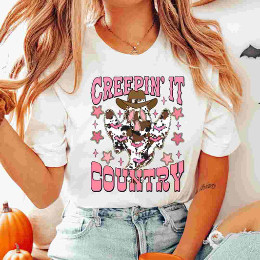 Creepin' It Country DTF TRANSFER or UV DTF STICKER