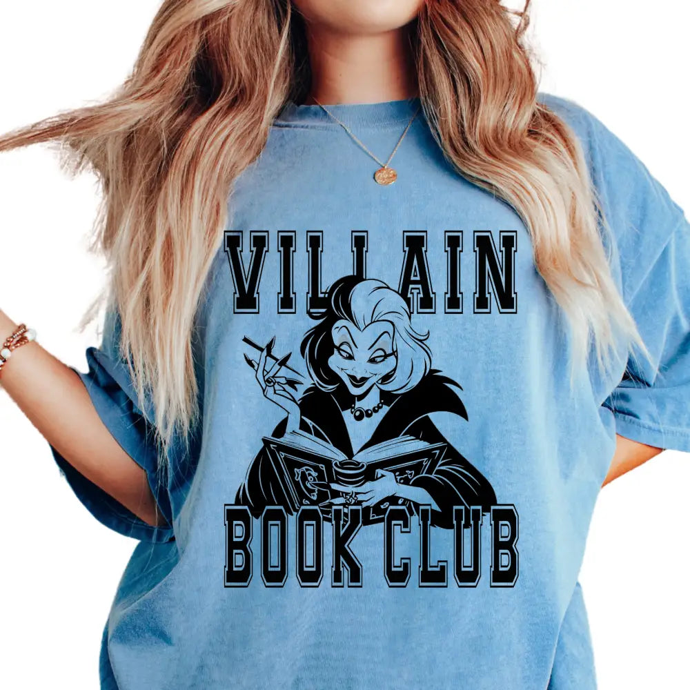 Cruella Villan Book Club Disney Dtf Transfer