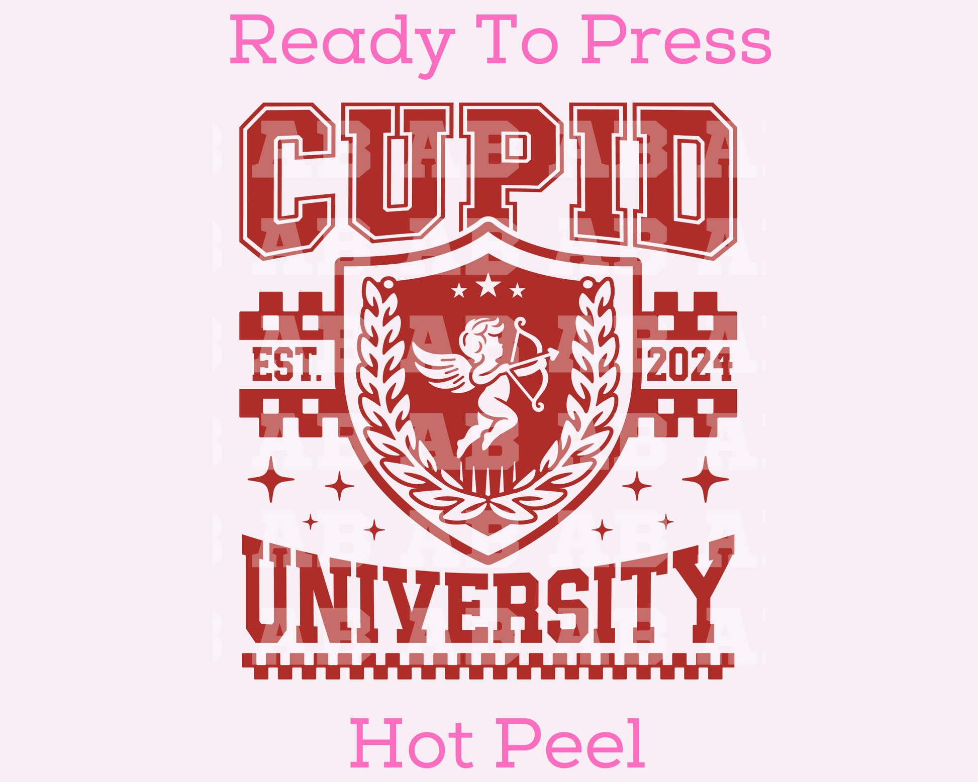 Cupid University Est. 2024 Valentine's Day DTF TRANSFER