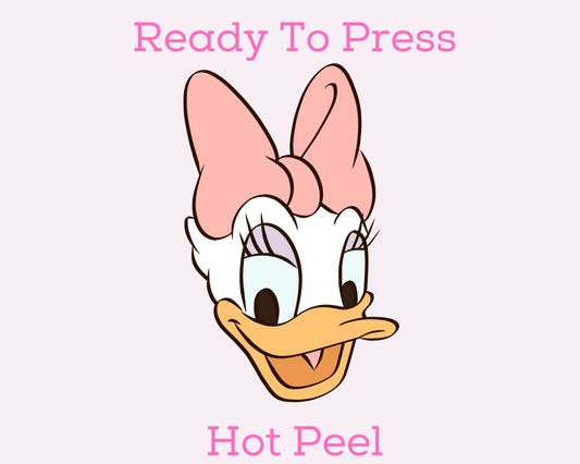 Pastel Daisy Duck Disney DTF TRANSFER