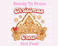 Gingerbread House Decorating Crew Disney Christmas DTF TRANSFER