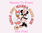 Girls Just Wanna Have Fun Minnie & Daisy Disney Summer DTF TRANSFER