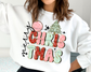 Merry Christmas Doodle Letters Christmas DTF TRANSFER