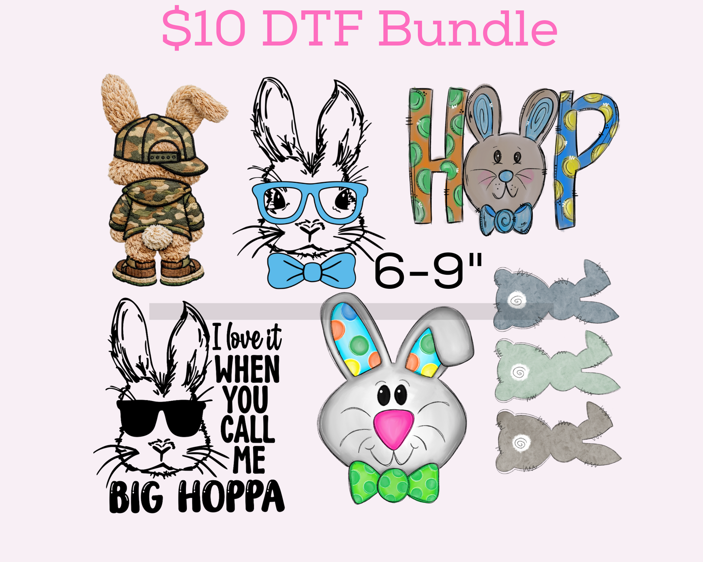 $10 Boy Youth Easter #1 Bundle DTF Transfer