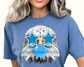 Eagles Blowing Bubble School Mascot DTF TRANSFER or UV DTF STICKER DECAL