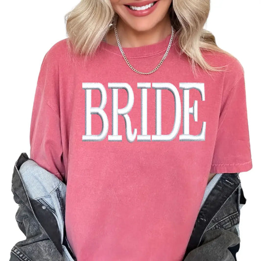 Faux Embroidery Bride Dtf Transfer