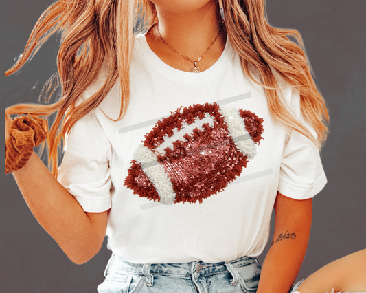 Faux Texture Football DTF Transfer