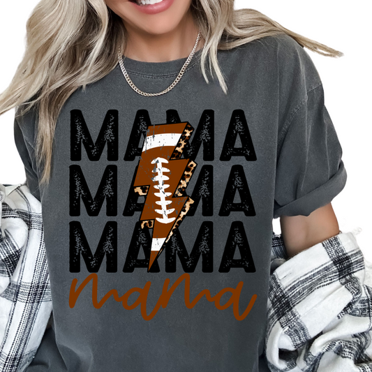 Football Mama (Distressed) Mom Football DTF TRANSFER