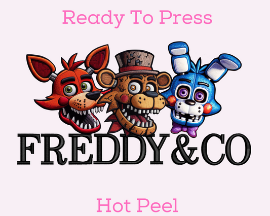 Freddy & Co Night At Freddy's DTF TRANSFER