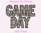 Faux Embroidery Leopard Game Day  DTF TRANSFER or UV DTF STICKER