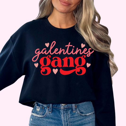 Retro Galentines Gang Valentine's Day DTF TRANSFER