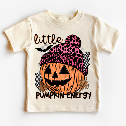 Little Pumpkin Energy (Pink) Halloween DTF TRANSFER