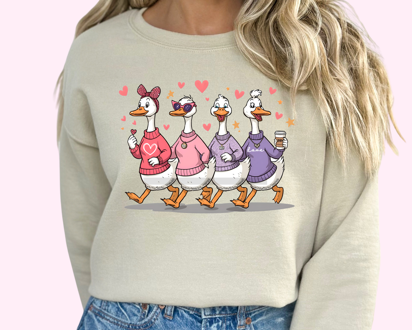 Goose Gals Valentine's Day DTF TRANSFER