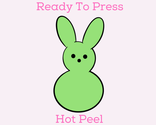 Green Peep Easter DTF TRANSFER