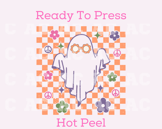 Groovy Ghost DTF TRANSFER