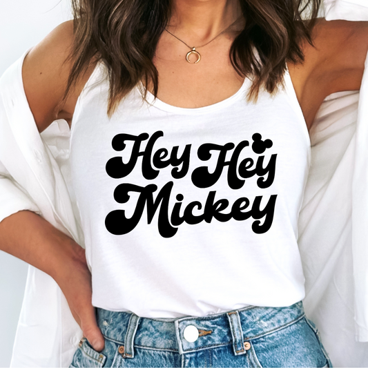 Retro Hey Hey Mickey Disney DTF TRANSFER