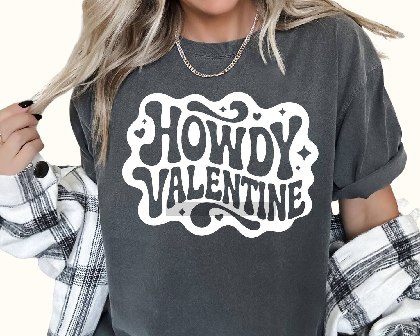 Howdy Valentine DTF TRANSFER or UV DTF STICKER