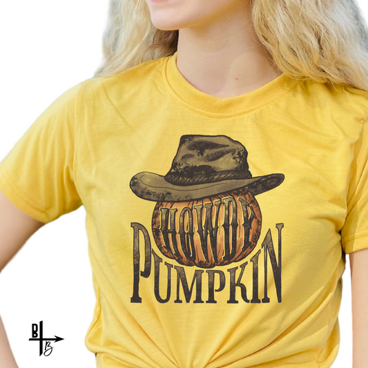 Rustic Cowboy Pumpkin DTF TRANSFER or UV DTF STICKER