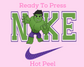 The Hulk Nike DTF TRANSFER or UV DTF STICKER DECAL