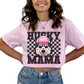 Husky Mama (Black) Faux Sequins Faux Embroidery Mom DTF TRANSFER