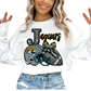 Jaguars Faux Sequins Faux Embroidery Football DTF TRANSFER