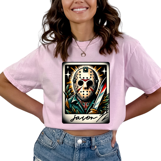 Jason Polaroid Halloween DTF TRANSFER or UV DTF STICKER