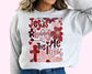 Jesus Loves me This I Know Valentine's Day DTF TRANSFER