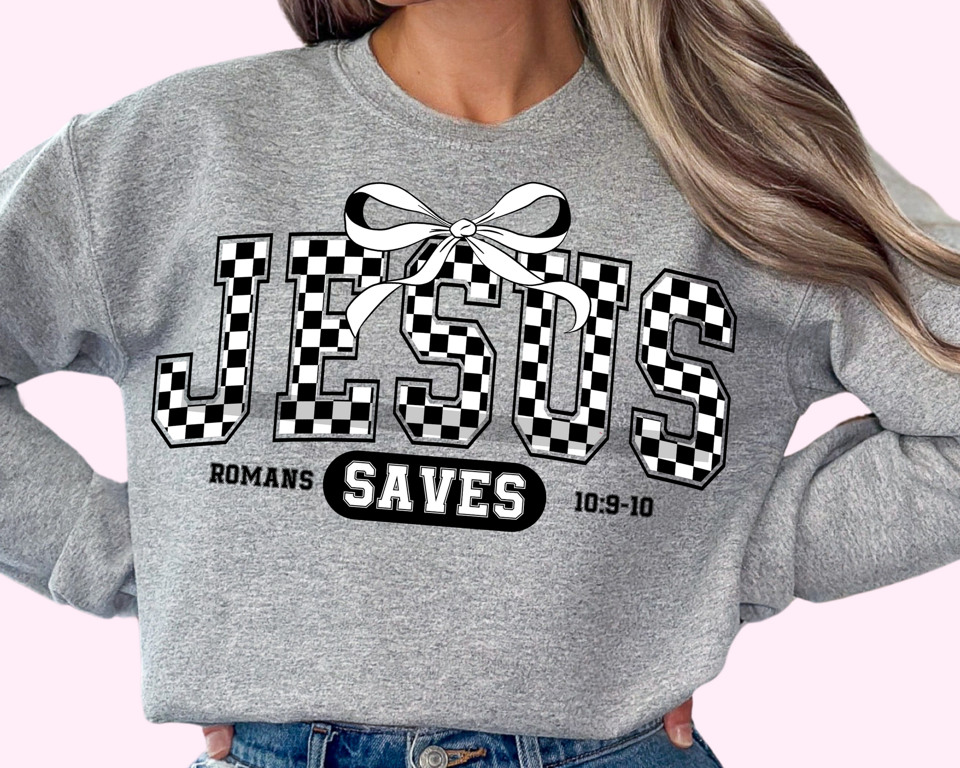 Jesus Saves Faith Based Religious DTF TRANSFER or UV DTF STICKER