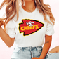 KC Chiefs DTF TRANSFER or UV DTF STICKER DECAL