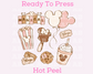 Magical Disney Snacks Pastel Family Collage Disney Travel DTF TRANSFER