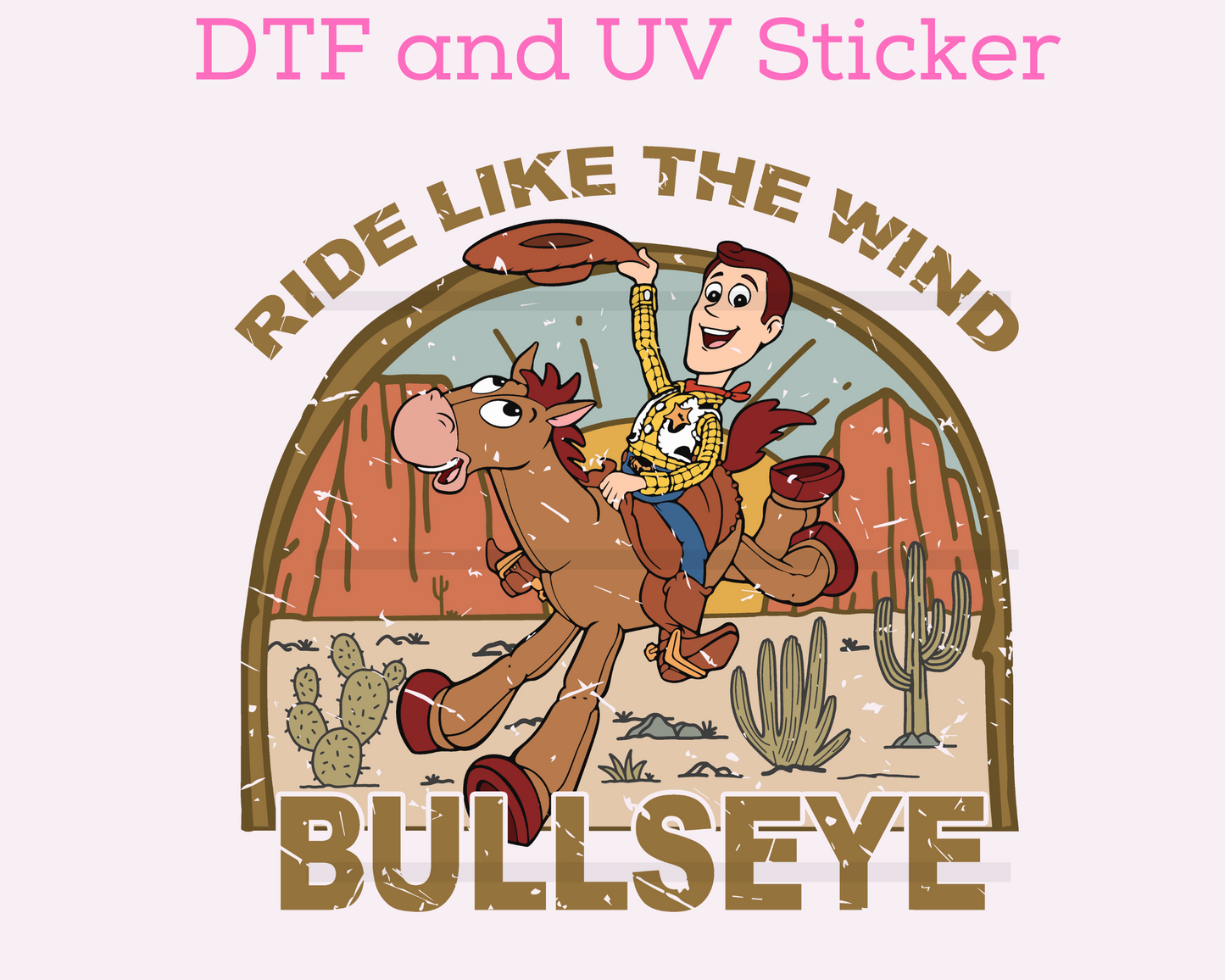 Magical T0y Bullseye DTF TRANSFER or UV DTF STICKER