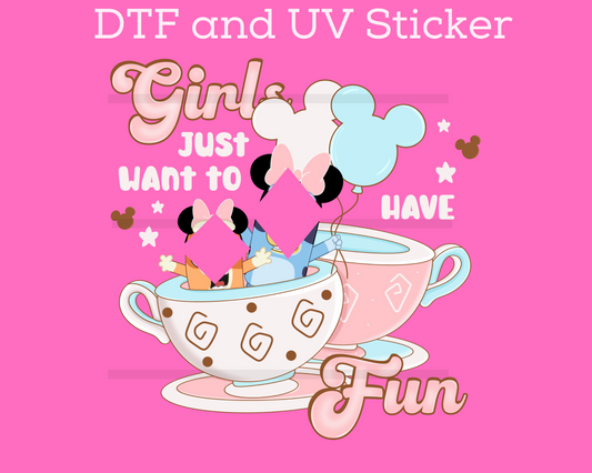 Magical Blu3 DTF TRANSFER or UV DTF STICKER