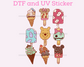 Magical Yellow Bear Popsicle DTF TRANSFER or UV DTF STICKER