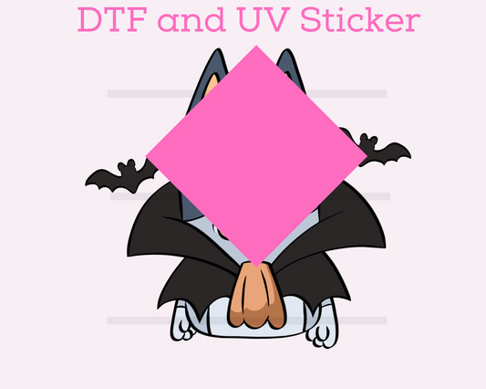 Magical Blu3 Halloween DTF TRANSFER or UV DTF STICKER