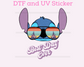 Magical Alien DTF TRANSFER or UV DTF STICKER