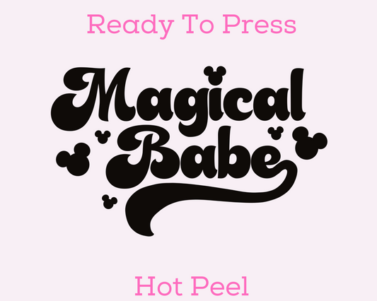 Retro Magical Babe Disney DTF TRANSFER