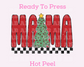 Distressed Mama Checkered With Tree Mom Christmas DTF TRANSFER