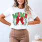 Coquette Bow Holiday Mama Christmas DTF TRANSFER