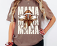 Football Mama with Bow Mom Football DTF TRANSFER
