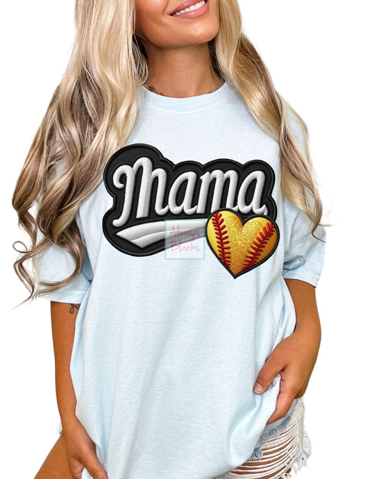 Softball Mom DTF TRANSFER or UV DTF STICKER DECAL