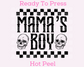 Mama's Boy Skeleton Halloween DTF TRANSFER