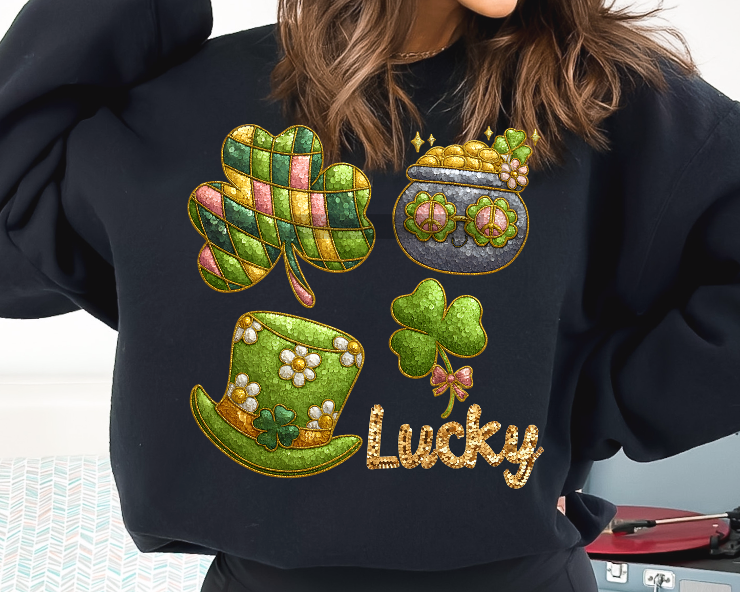 Lucky St. Patrick's Day DTF TRANSFER or UV DTF STICKER